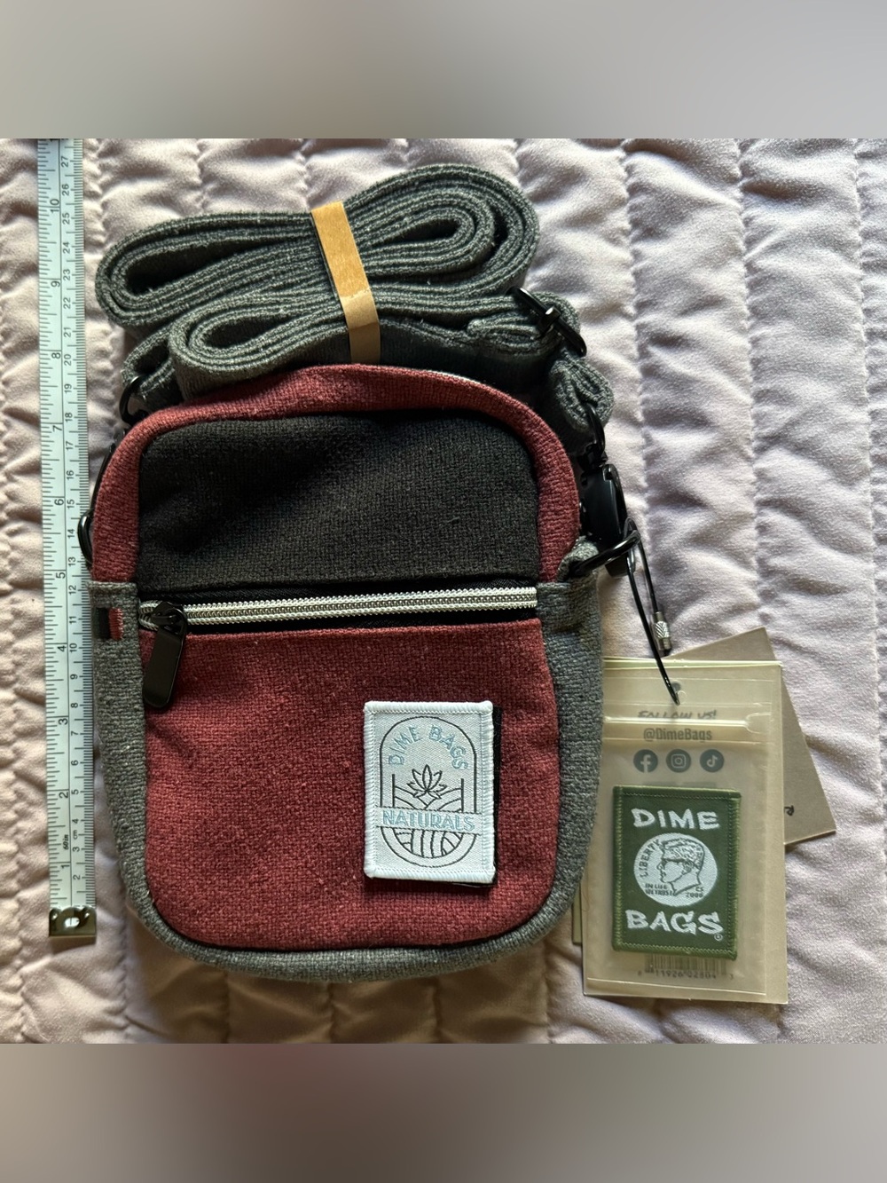 NWT Dimebags - Muse Crossbody Bag in Ash